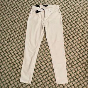 NWT Banana Republic white skinny corduroy jeans 2